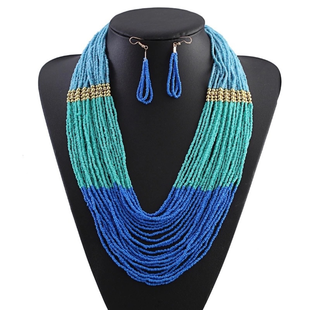 🌵 Bohemian Handmade Strand Beads Necklace